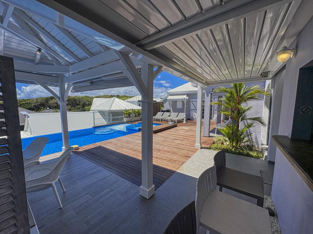 13.Location villa piscine Sainte Anne Guadeloupe_Vue mer